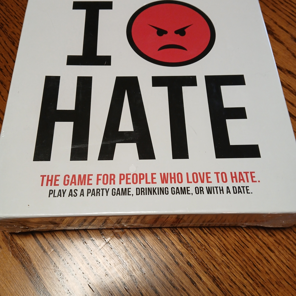 I Hate Party Game - Red and Black